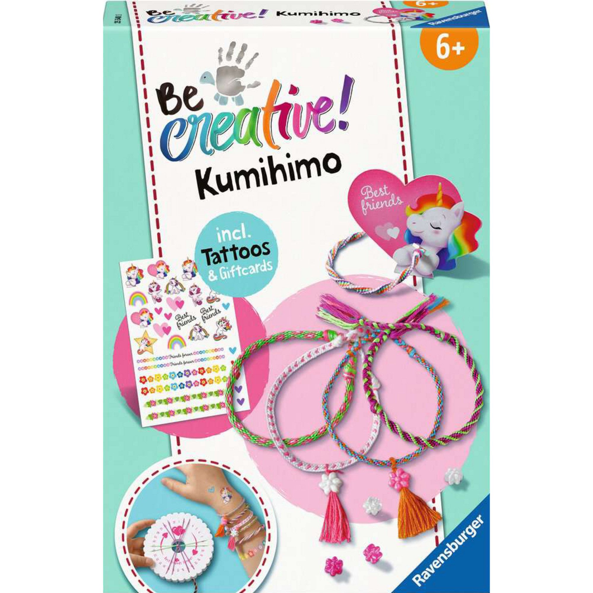 Ravensburger Kreativset Ravensburger BeCreative - Kumihimo & Tattoos