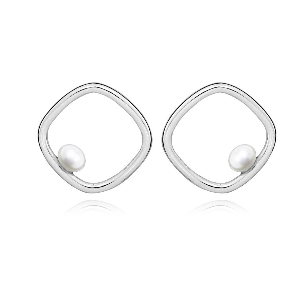 JVD Ohrring-Set Silver earrings with natural pearls SVLE0332SH8P100