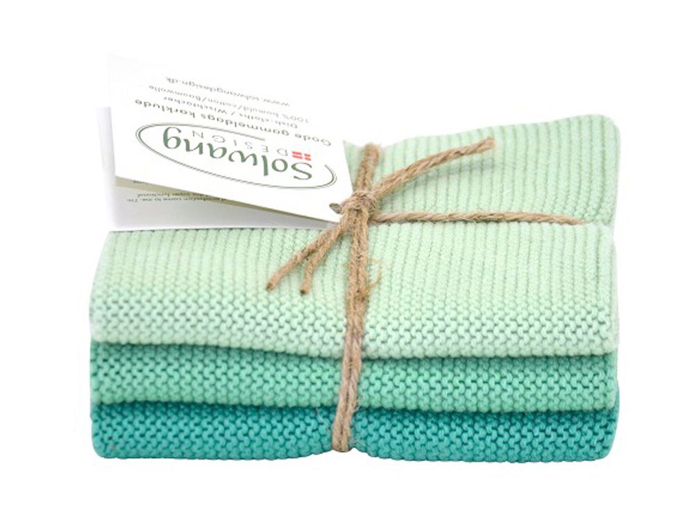 Solwang Spültuch Solwang Wischtuch Sommergrün Kombi 3er Set