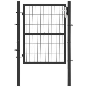Wiesenfield Gartentor Gartentor Metall Gartentür Zauntor Stabmattenzaun-Tor 105 x 170 cm