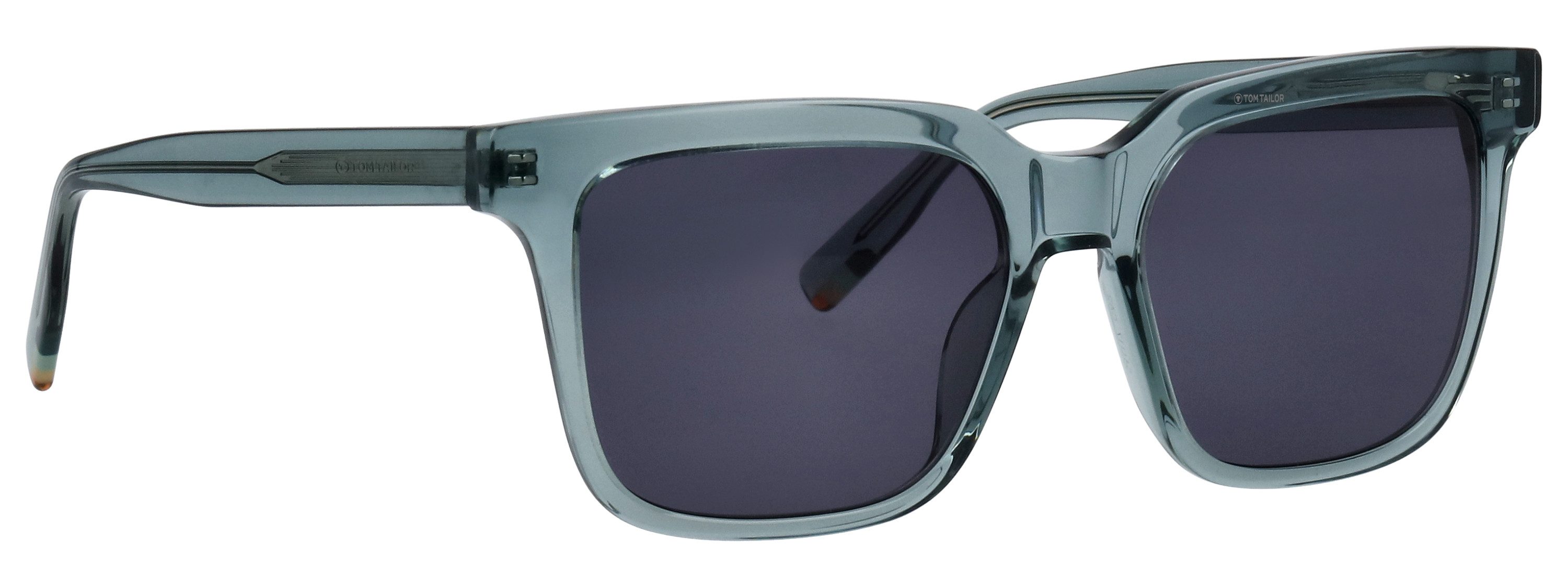 TOM TAILOR Sonnenbrille Modell 676015 Form Karree/Soft, Logoschriftzug auf Bügel, Kunststofffassung