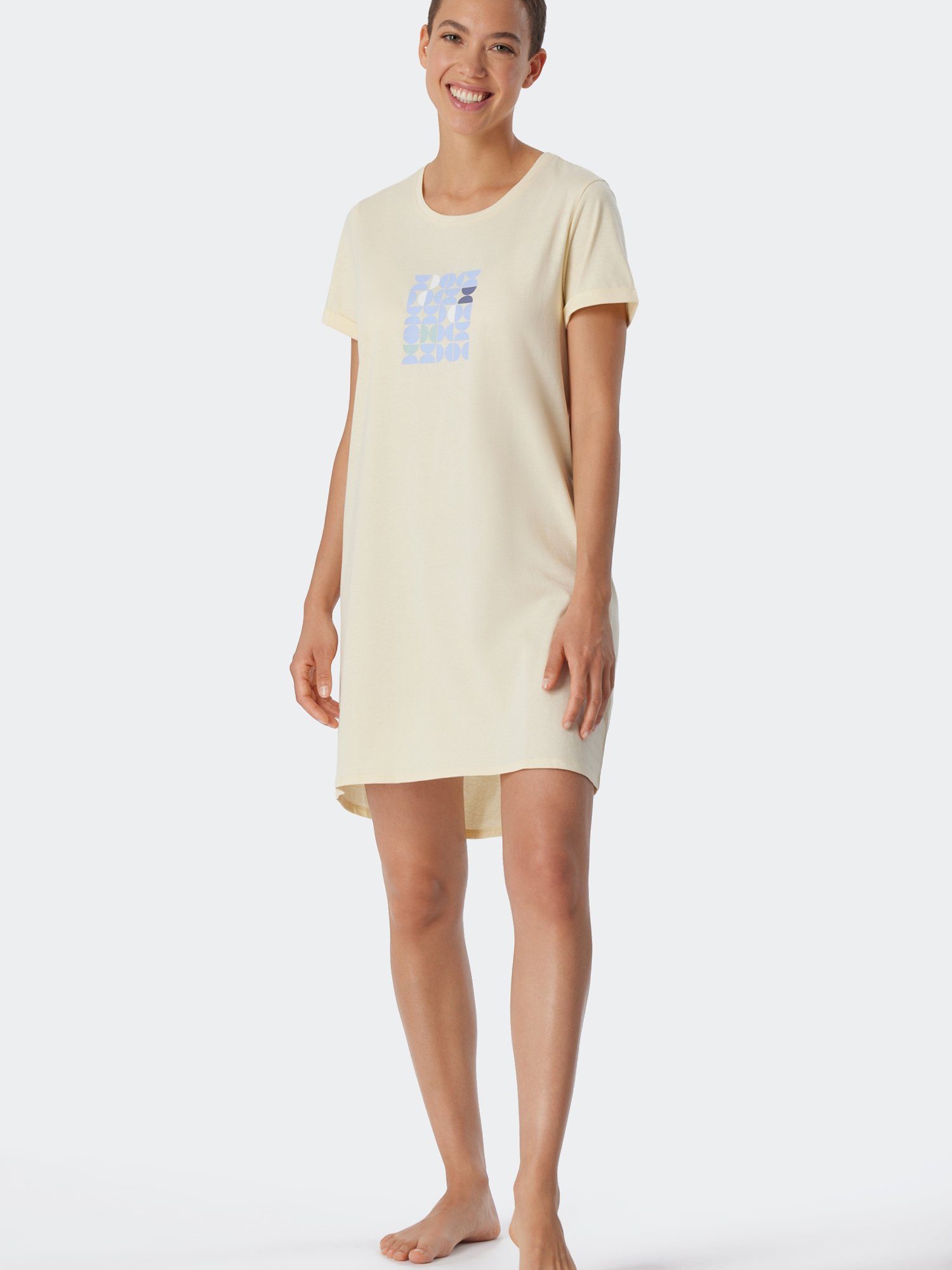 Nightwear vanille Schiesser Essential Sleepshirt