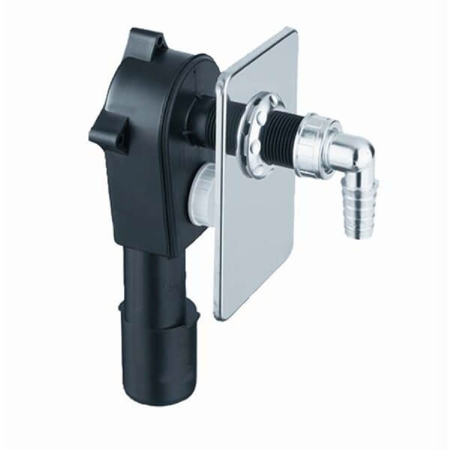 Stabilo Sanitär Siphon Unterputz Siphon Anschluss-Set DN50/40 und 1/2" Geräteventil – Bild 2 von 4