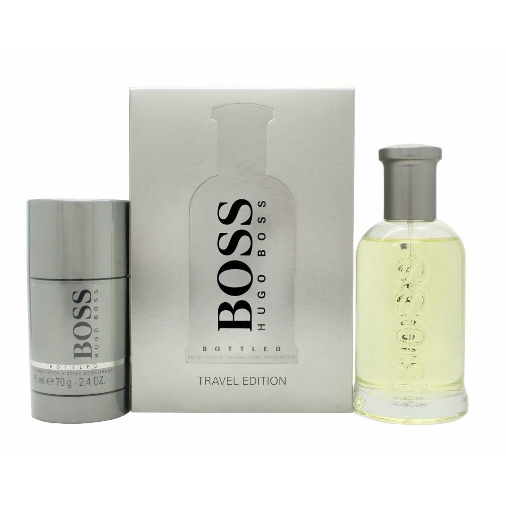 HUGO Duft-Set Hugo Boss Boss Bottled Geschenkset 100ml EDT + 75g Deodorant Stick