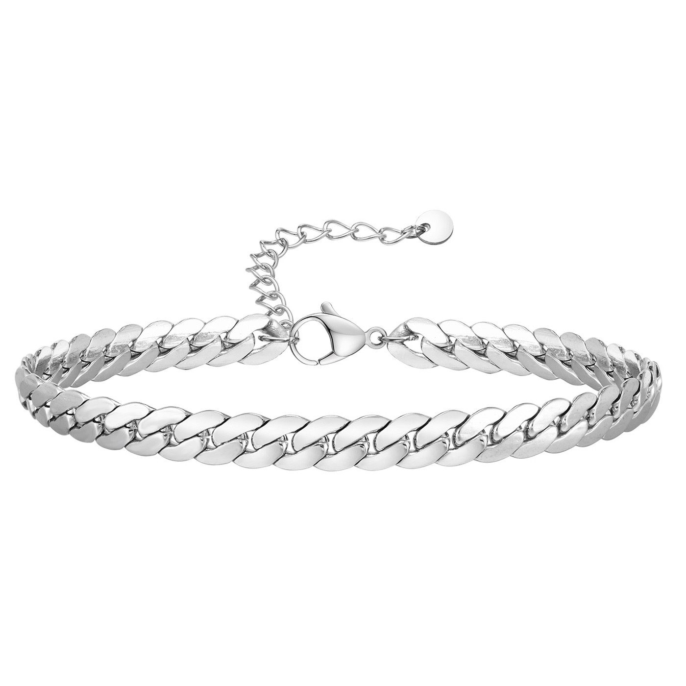 KARMA Edelstahlarmband Männerschmuck Herren Silber modern Armband Edelstahl günstig online kaufen