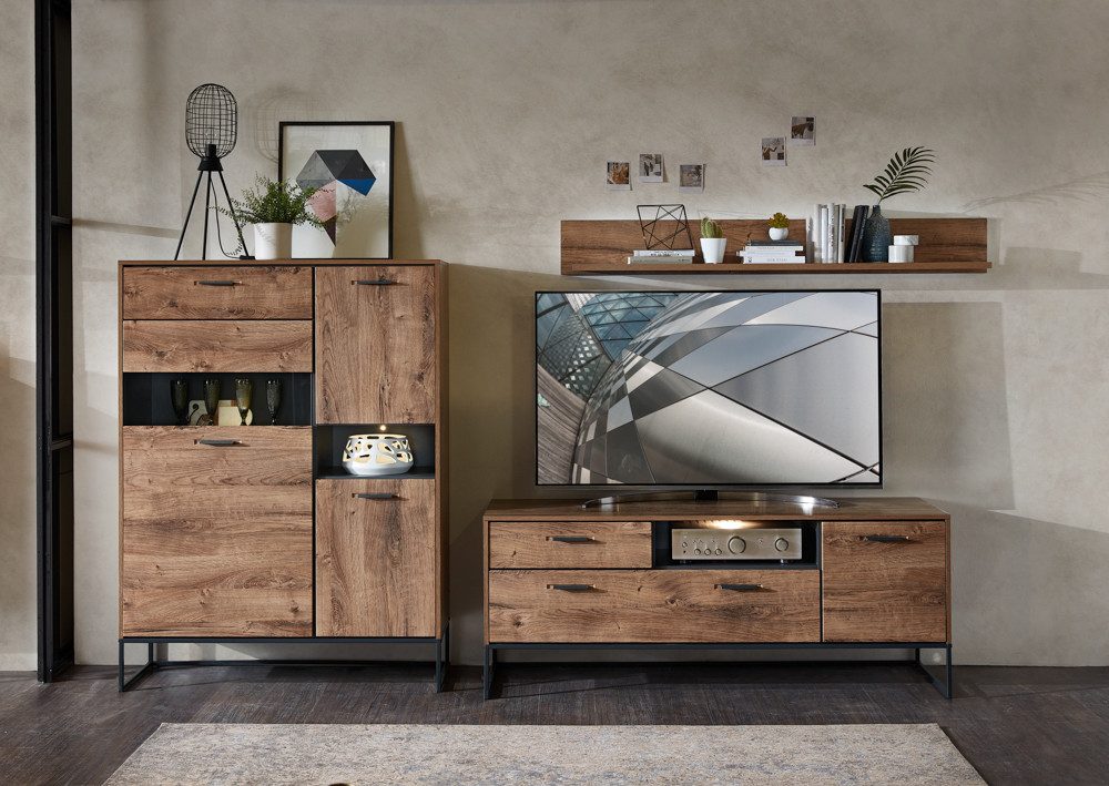 WOHN CONCEPT Premium Möbel Wohnwand