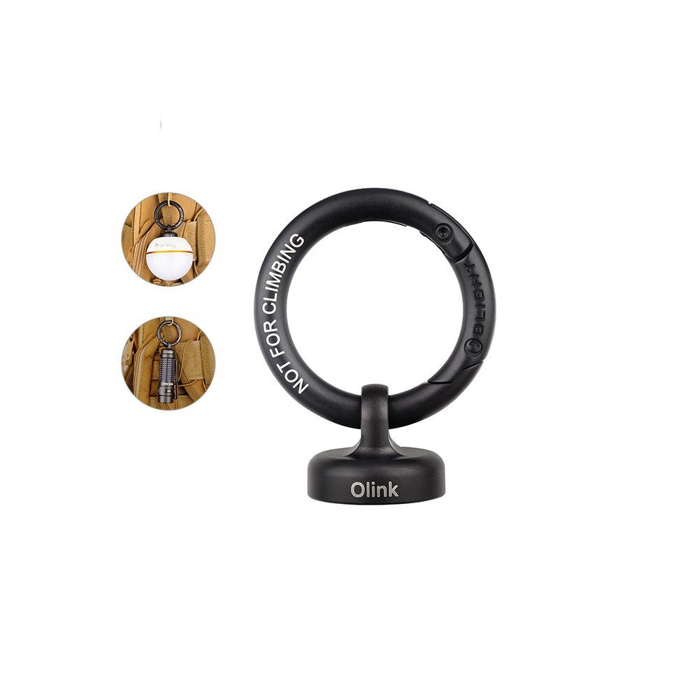 OLIGHT OLINK Tragbarer Magnetischer Ring, Karabinerring aus Edelstahl Halterungszubehör