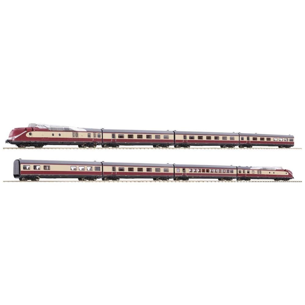 Modelleisenbahn Startpaket N 8er Set Gasturbinentriebzug BR 602 der DB