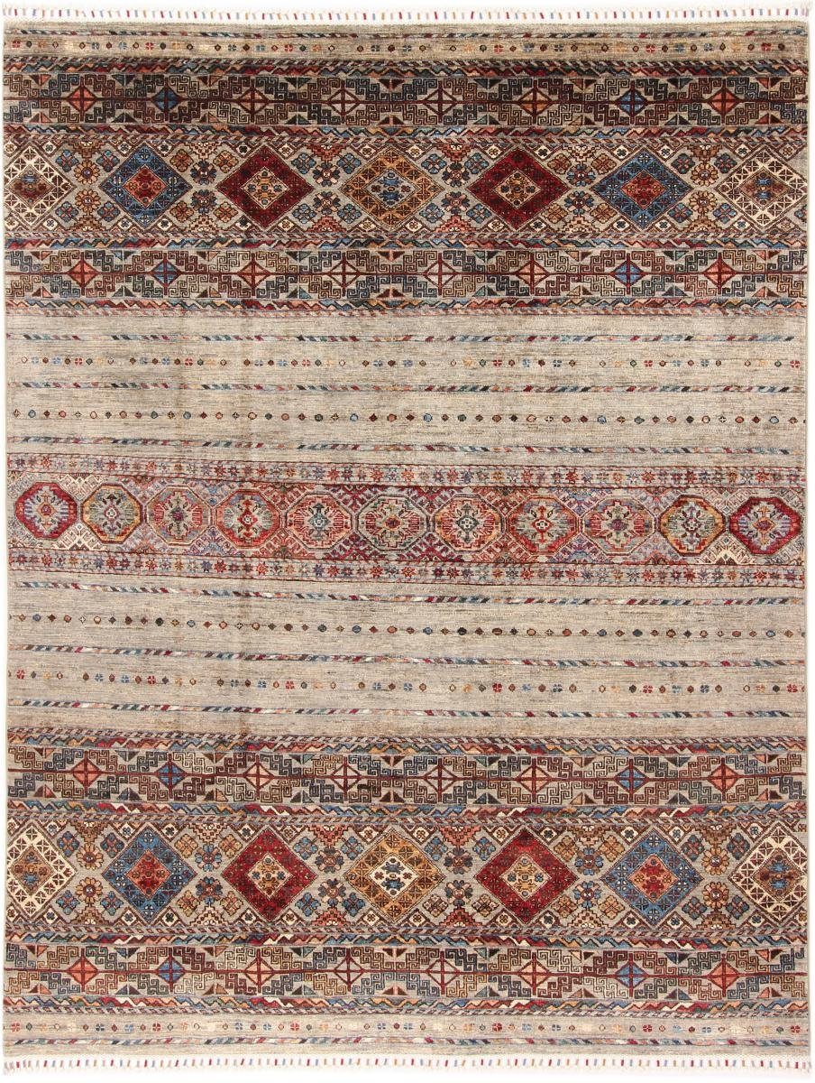 Orientteppich Arijana Shaal 194x247 Handgeknüpfter Orientteppich, Nain Trading, rechteckig, Höhe: 5 mm