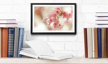 WandbilderXXL Bild mit Rahmen Cherry Blossoms, Blumen, Wandbild, in 4 Größen erhältlich