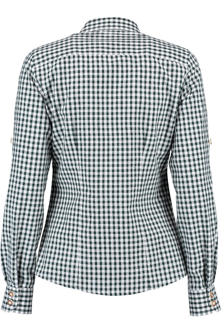Orbis Textil GmbH & Co. KG Trachtenbluse Trachtenbluse - DALILA - beere, dunkelgrün, weinrot – Bild 4 von 4