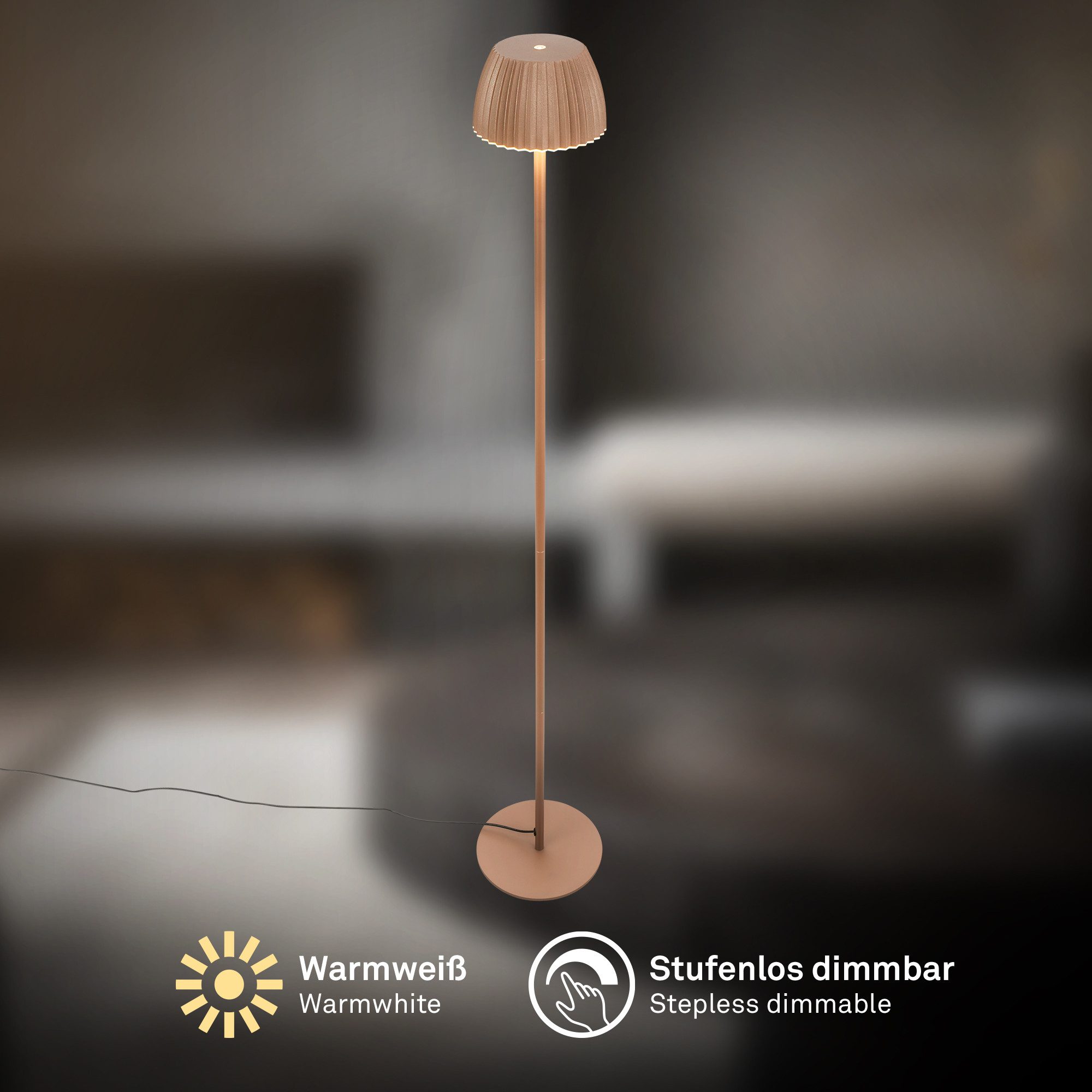 Briloner Leuchten LED Stehlampe LOCA 1625017 – Bild 4 von 5