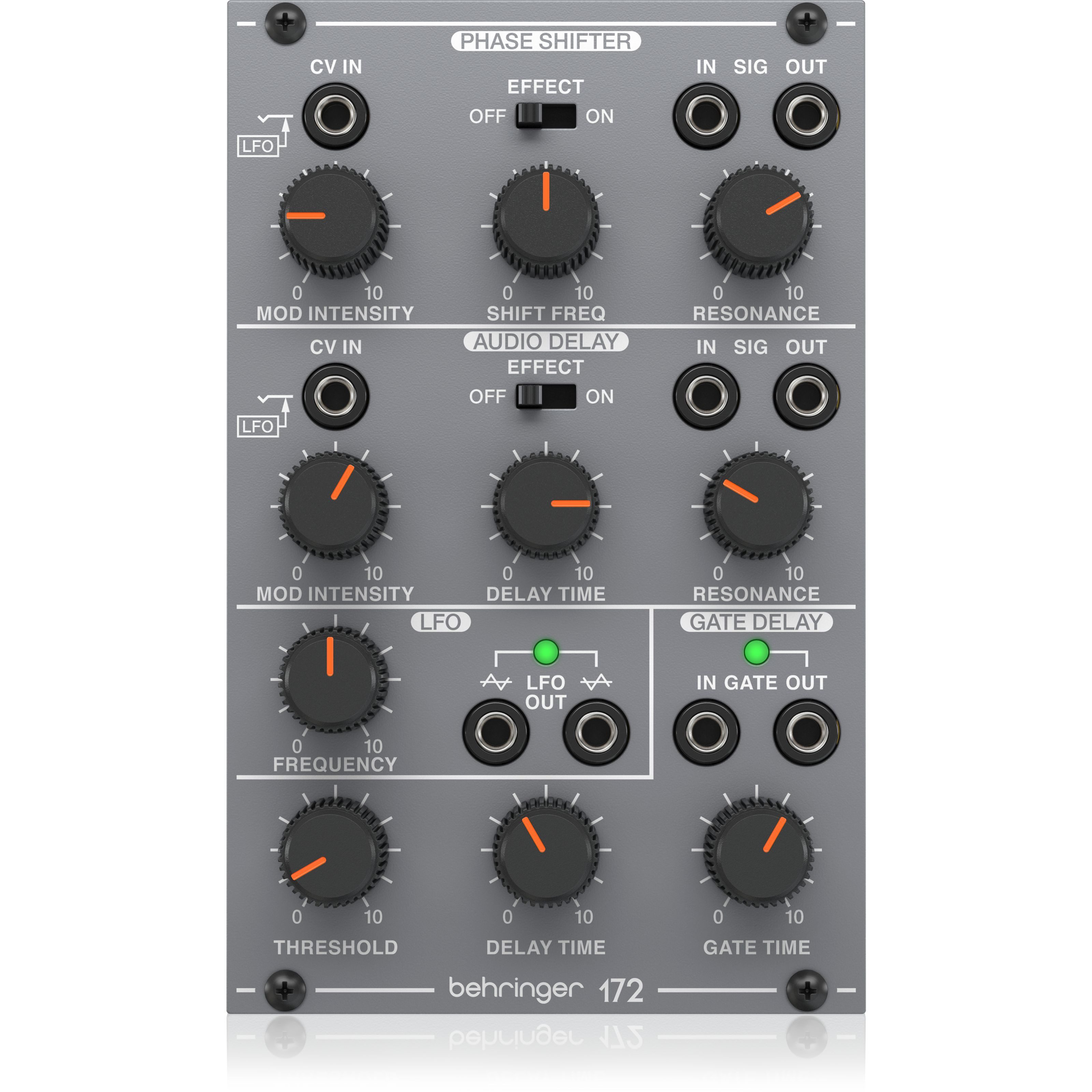 Behringer Synthesizer (Modular Synthesizer, Effekt-Module), 172 Phase Shifter / Delay / LFO / Gate Delay - Effekt Modular