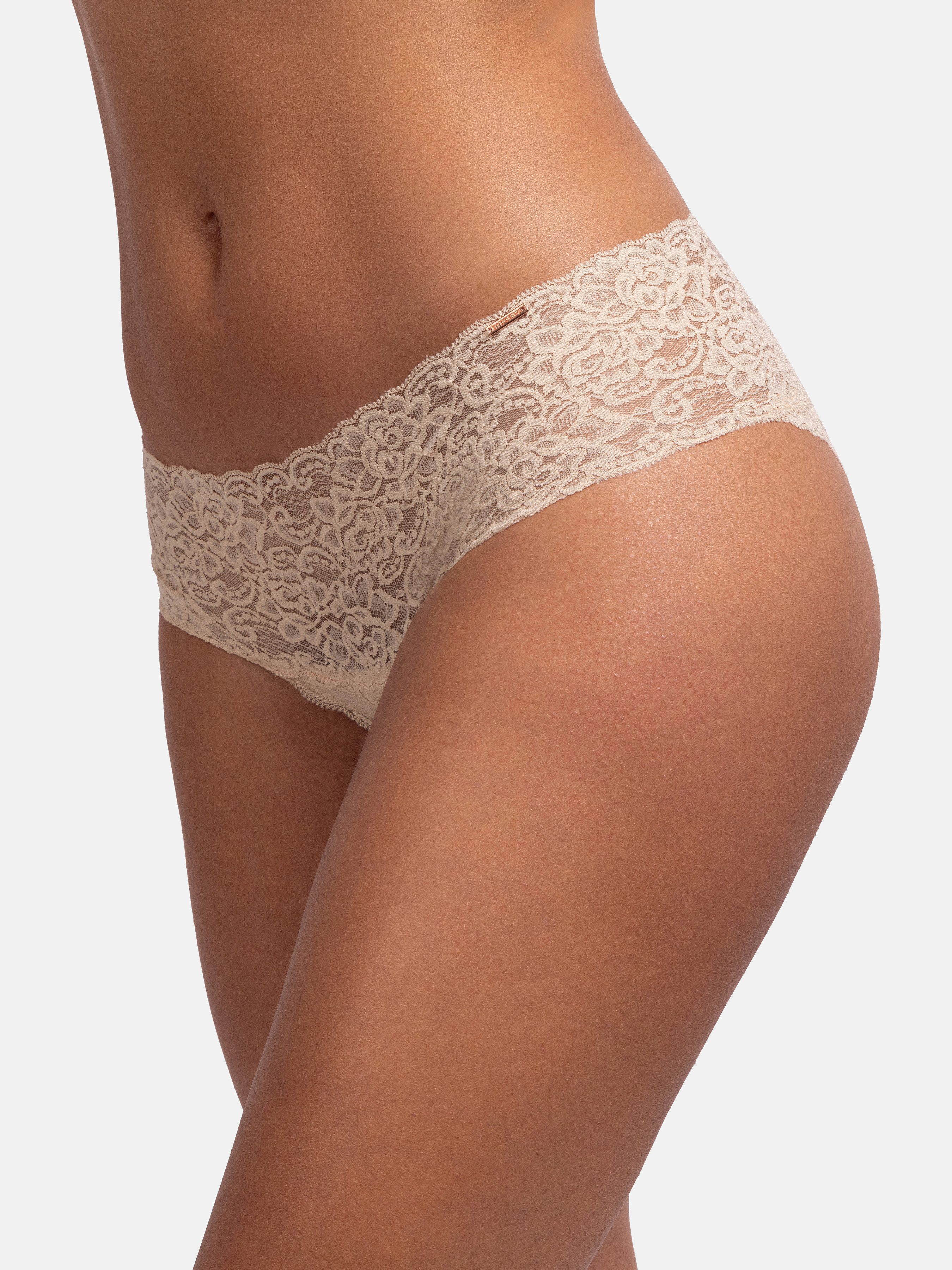 Dorina Slip Lana (3er Pack) florale Spitze