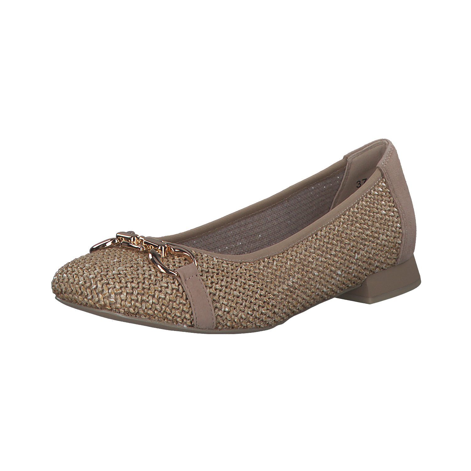 CAPRICE Comfortabele lederen slippers voor dames, Arctic suède, 41 EU
