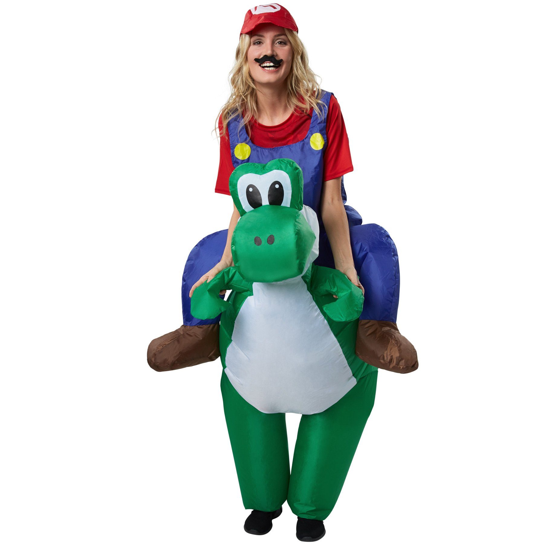 dressforfun Kostüm Aufsitzkostüm italienischer Klempner, Kostüm aus Anzug und Mütze