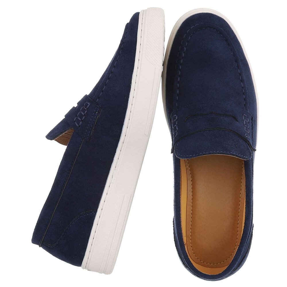 Coolwalk Herren Slip-On Mokassin-Slipper mit Komfortsohle Slipper (91563674) Flach Slipper in Dunkelblau – Bild 2 von 5