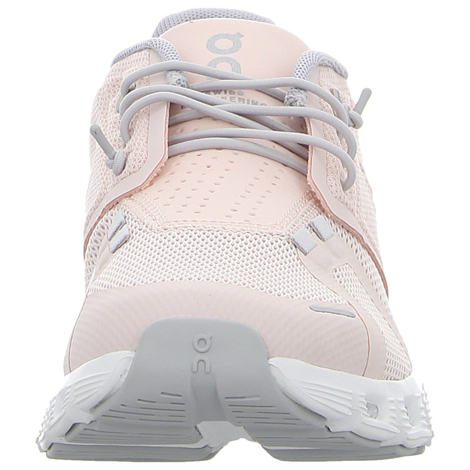 ON 5 rosa-weiß RUNNING Cloud Sneaker