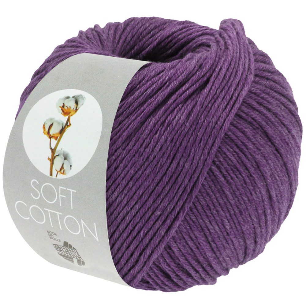 LANA GROSSA SOFT COTTON Häkelwolle, 140 m (weiches, vielseitiges Garn für höchsten Tragekomfort), 50 g