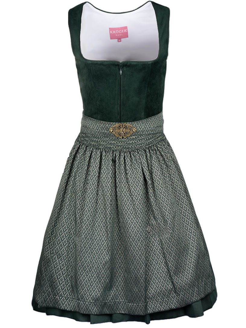 Dirndl Dirndl Alisha 60cm Länge dunkelgrün