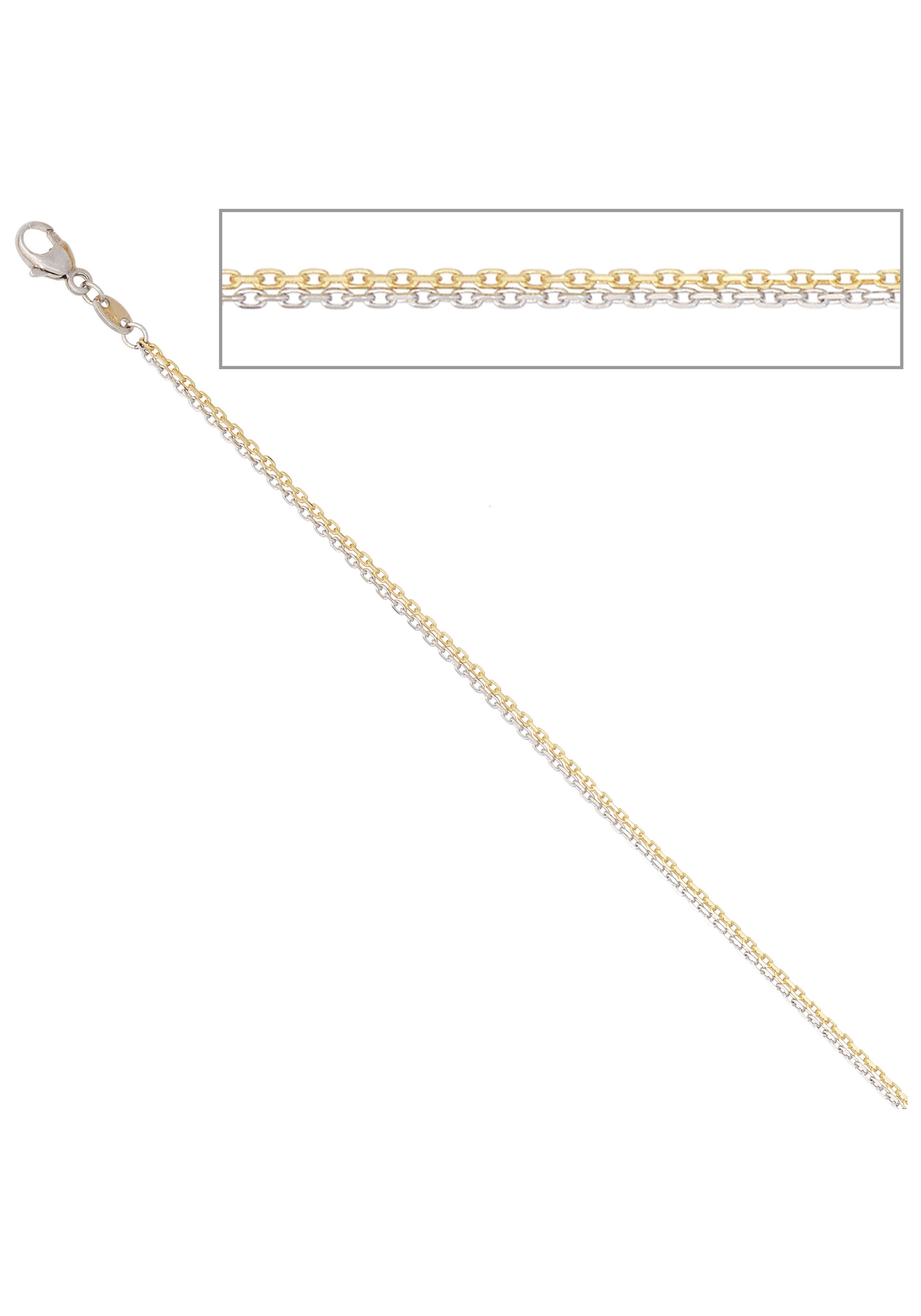 JOBO Goldkette, Ankerkette 2-reihig 585 ...