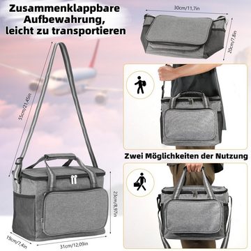 WILGOON Picknickkorb 15L Lunchtasche Faltbar Kühltaschen Thermotasche für Picknick, Kühlkorb Kühltasche für Reisen/Picknick/Einkaufen