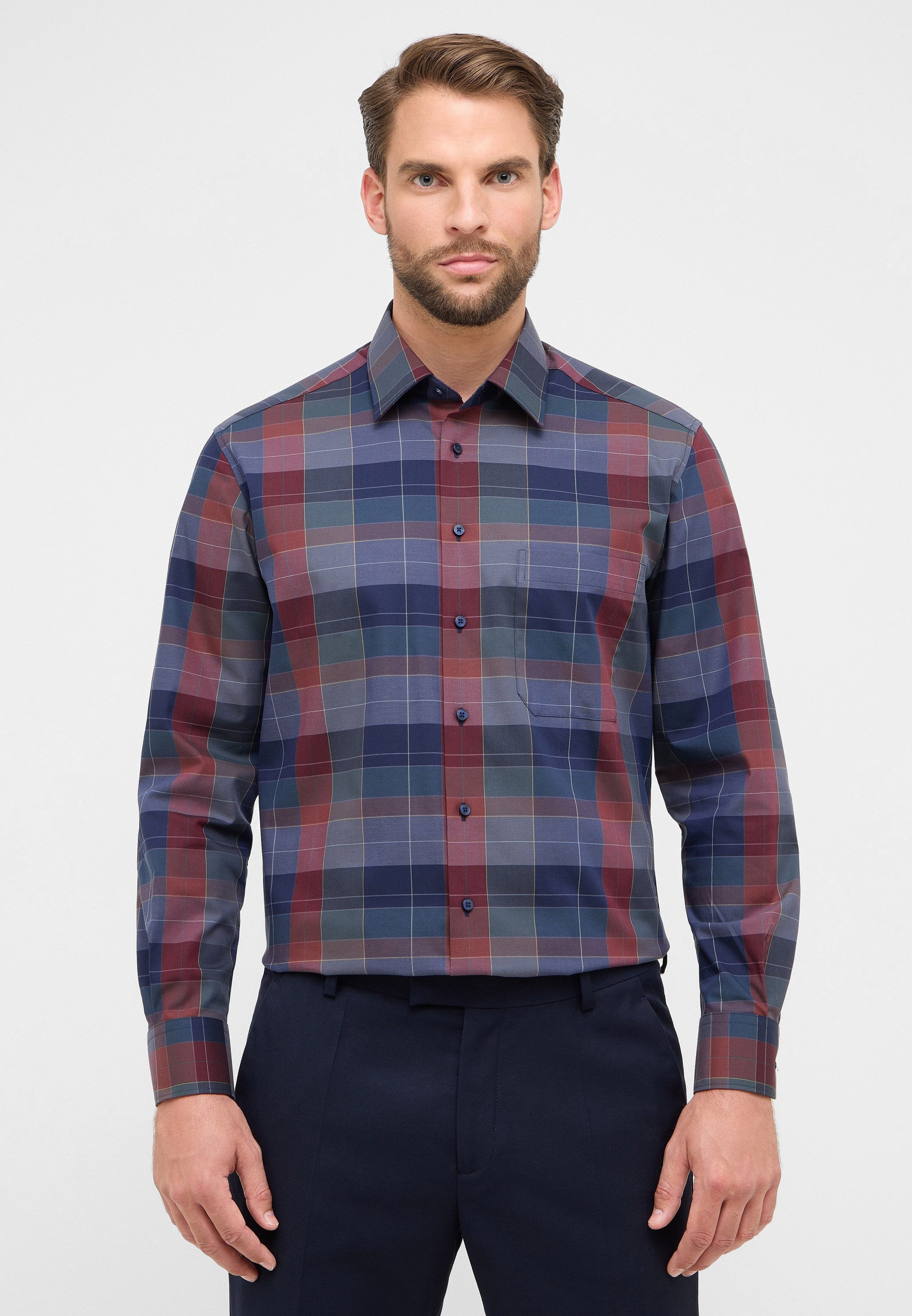 Eterna Langarmhemd COMFORT FIT NON IRON günstig online kaufen
