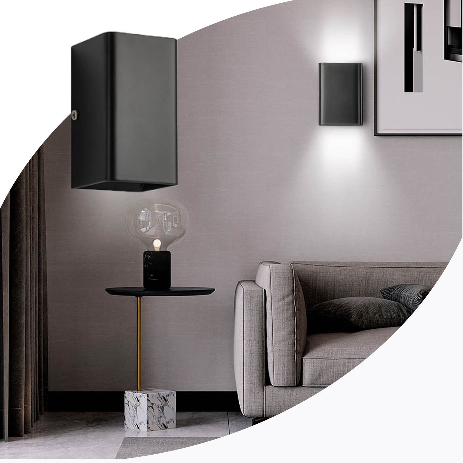 Jibenhome LED Wandleuchte Moderne Wandleuchte RGB günstig online kaufen