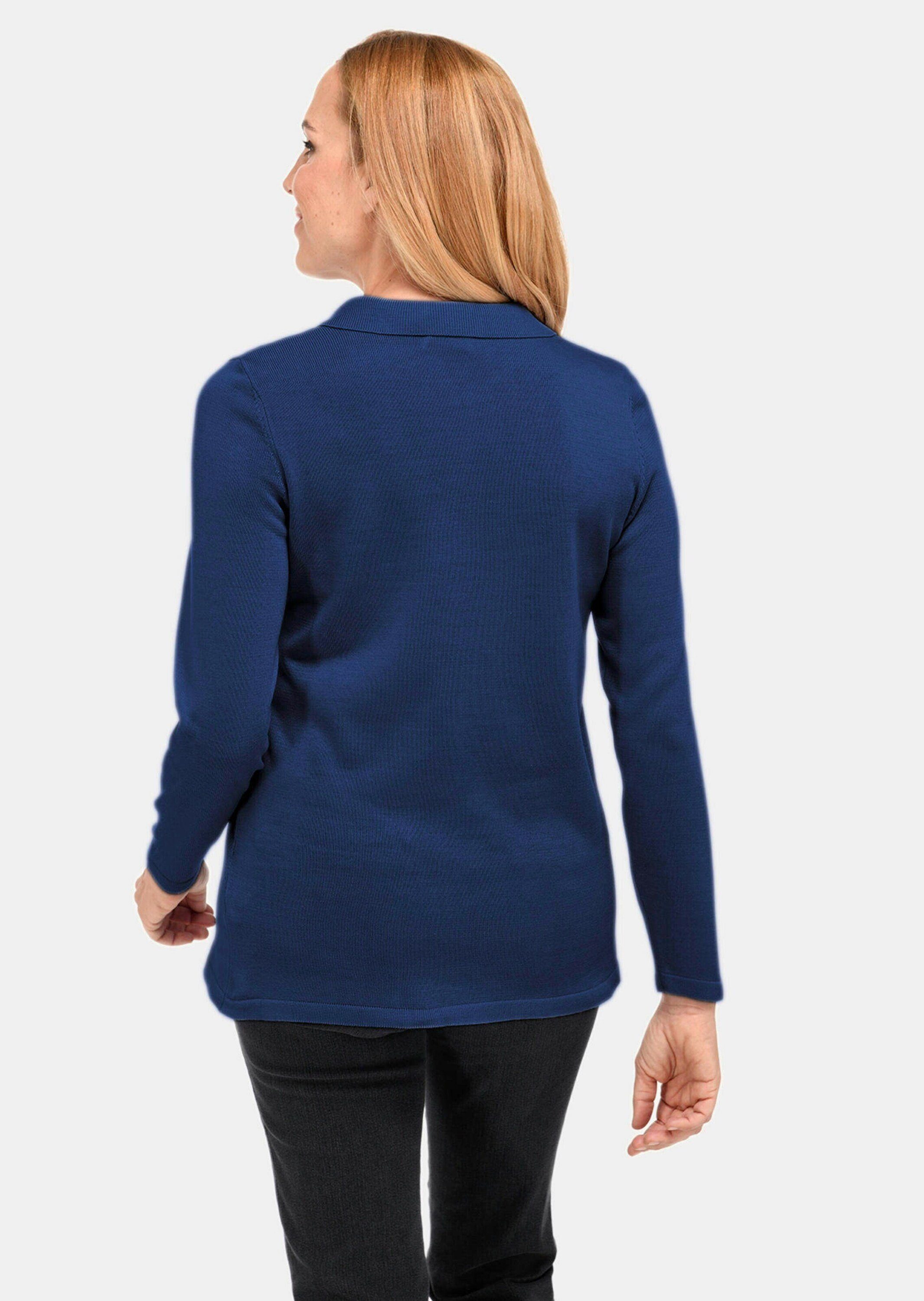 GOLDNER Strickpullover Unkomplizierter Pullover mit Polokragen günstig online kaufen