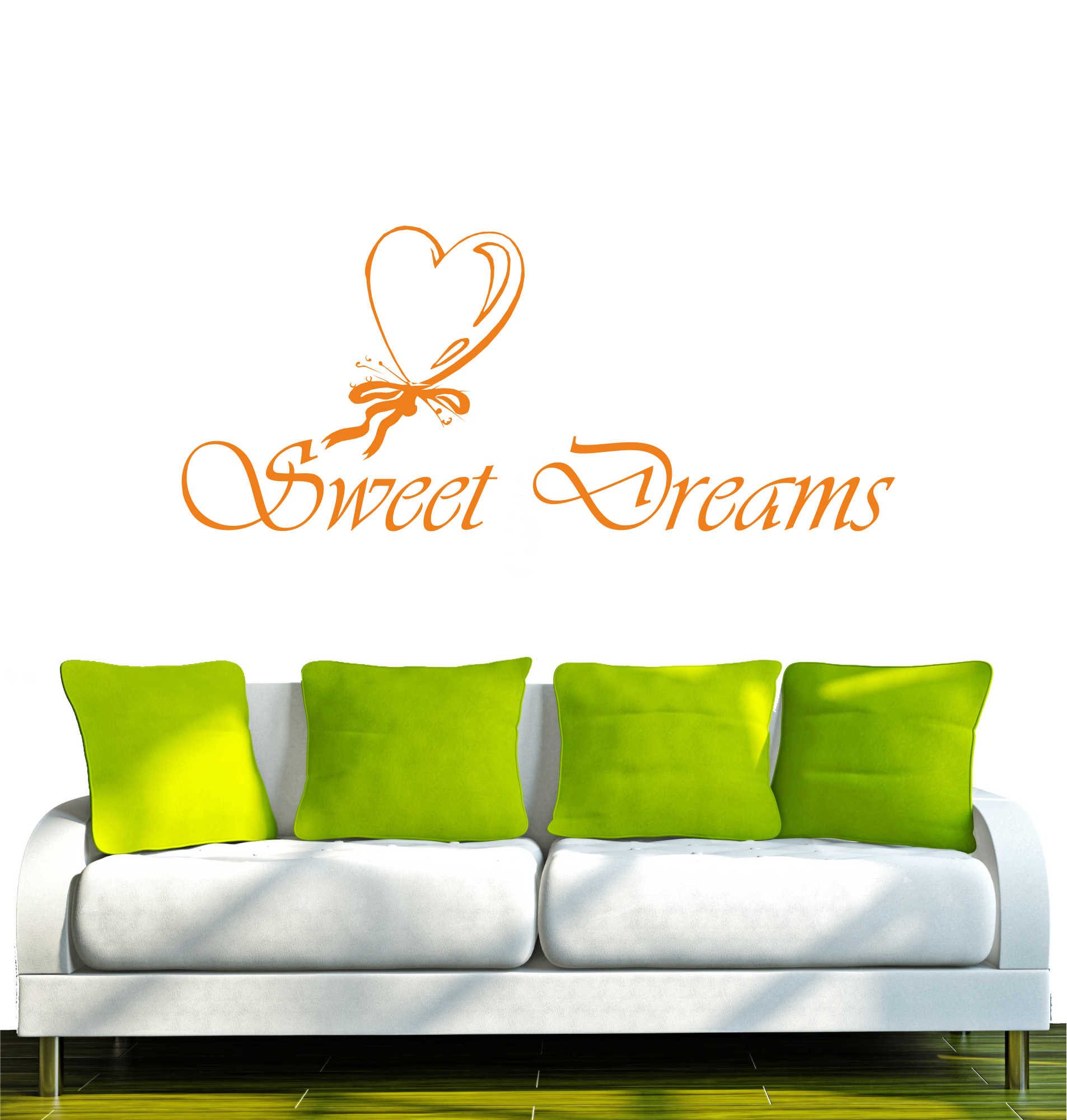 INDIGOS UG Wandtattoo Wandtattoo - Wandaufkleber - w030 Sweet Dreams