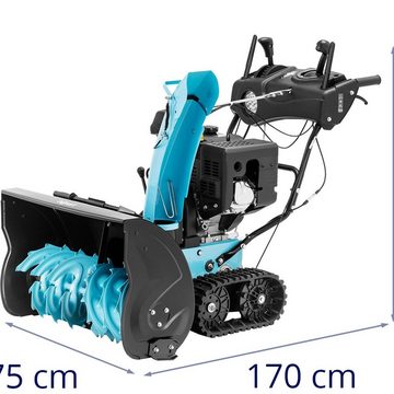 Hillvert Schneeschieber Schneefräse 750mm Räumbreite 302cm³ / 6.2kW