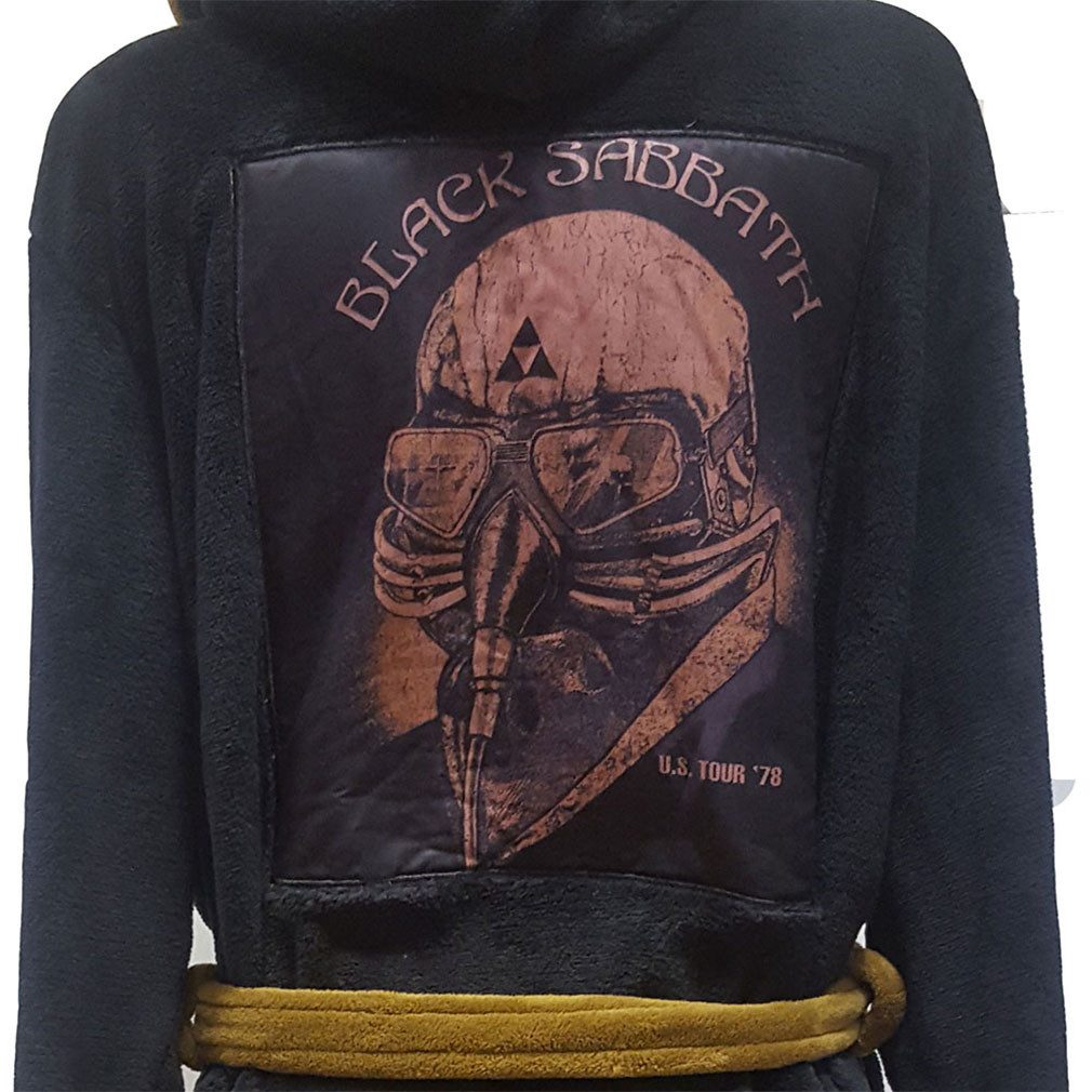 Black Sabbath Morgenmantel US Tour 78 Avengers, Polyester, Plüsch Flauschig Robe
