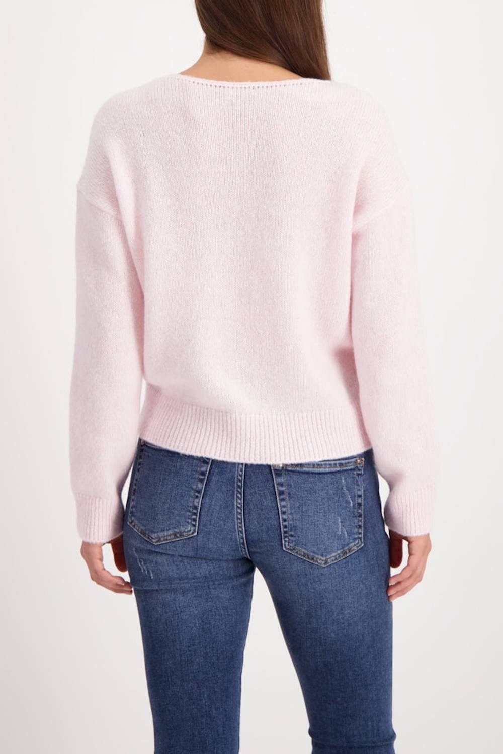 Monari Rundhalspullover 809454 Strickpullover