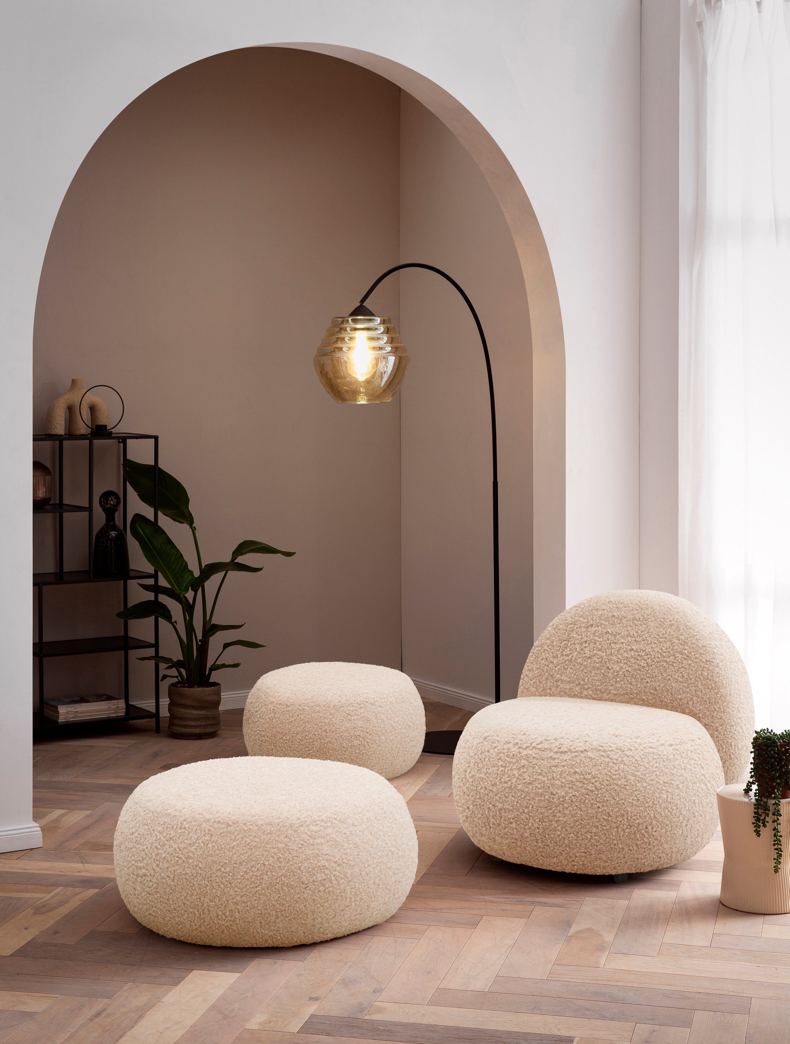INOSIGN Sessel Mithras II Cocktailsessel, Bouclé günstig online kaufen
