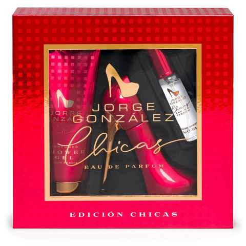 JORGE GONZÁLEZ Eau de Parfum JORGE GONZÁLEZ EDICIÓN CHICAS 3er Gift Box, Eau de Parfum, Geschenkset