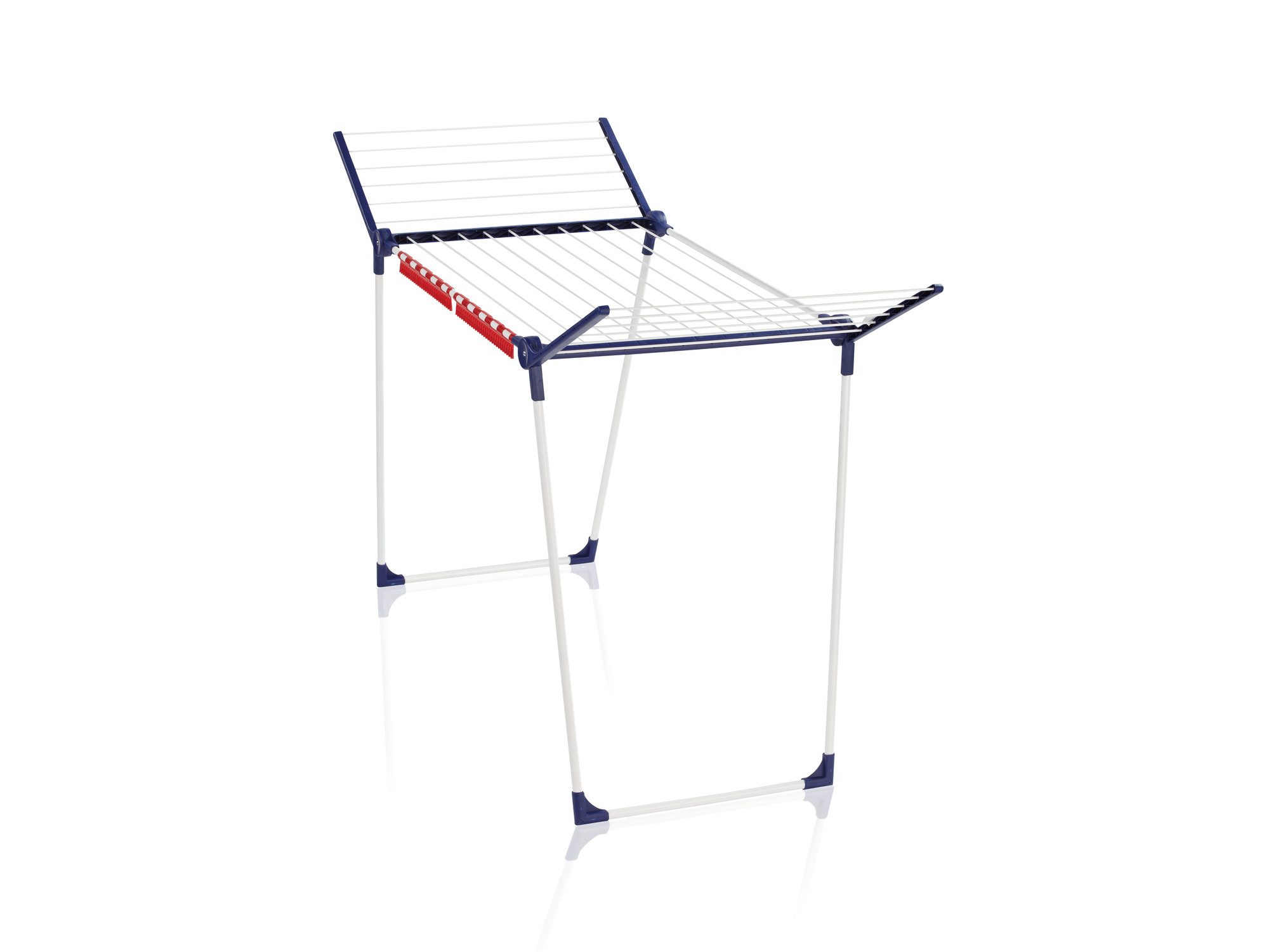 Leifheit Wäscheständer Standtrockner Pegasus 180 Solid, 18m Trockenlänge, 105cm Flügelhöhe, Kleinteilehalter, stabiler Stand