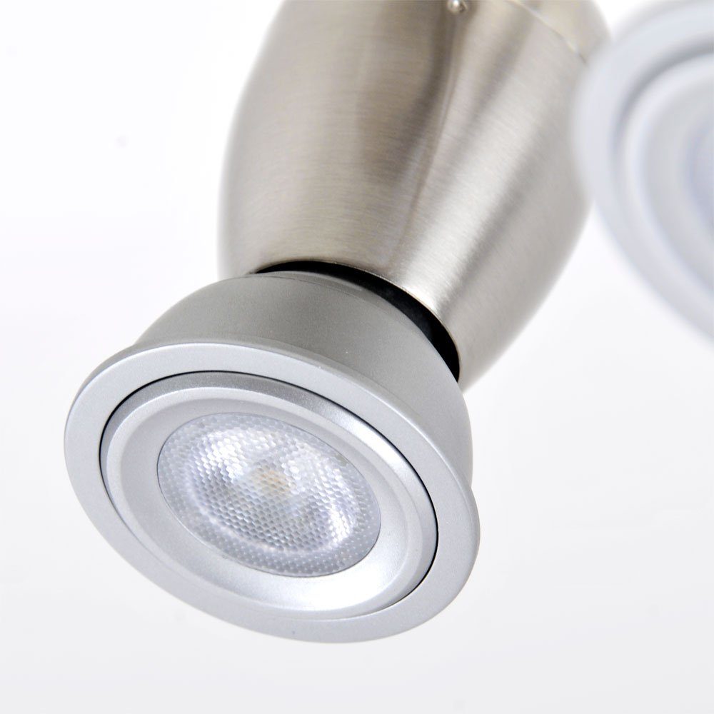 LED Spotleuchte inklusive, Spotlampe Chrom LED Deckenleuchte Philips Deckenleuchte, Deckenlampe Warmweiß, Leuchtmittel