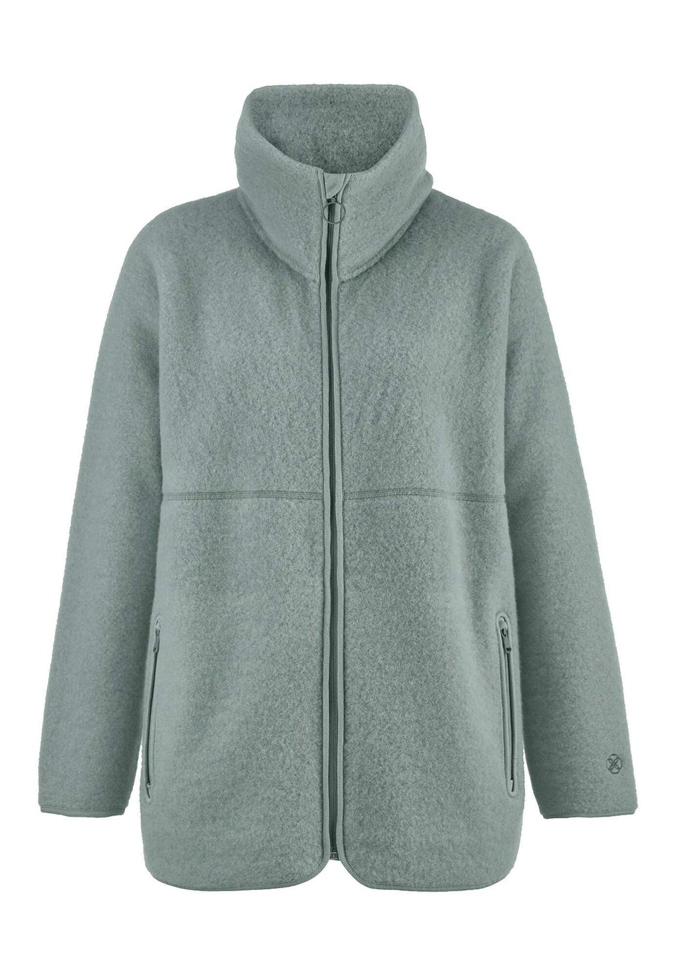 Hessnatur Fleecejacke Oversized aus reiner Bio-Merinowolle (1-St) günstig online kaufen