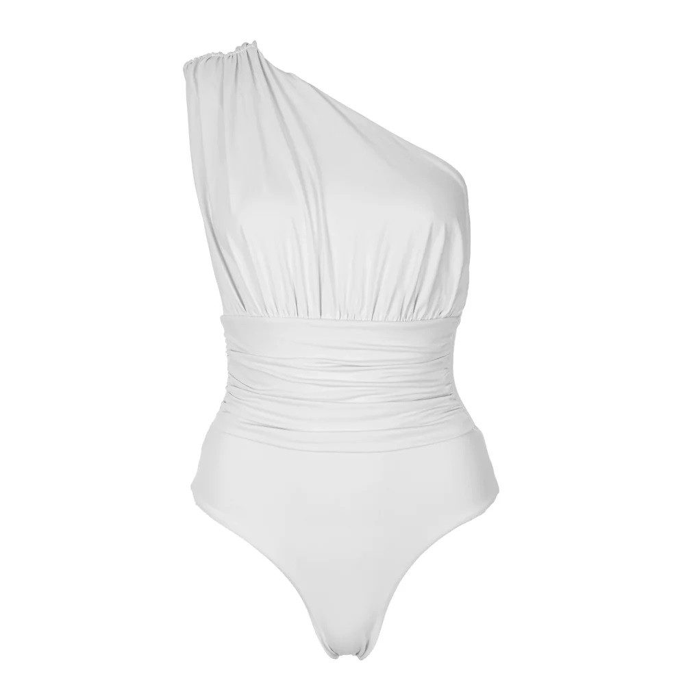 SEA ME SWIM Badeanzug MONACO Studio Edition Swimsuit - white