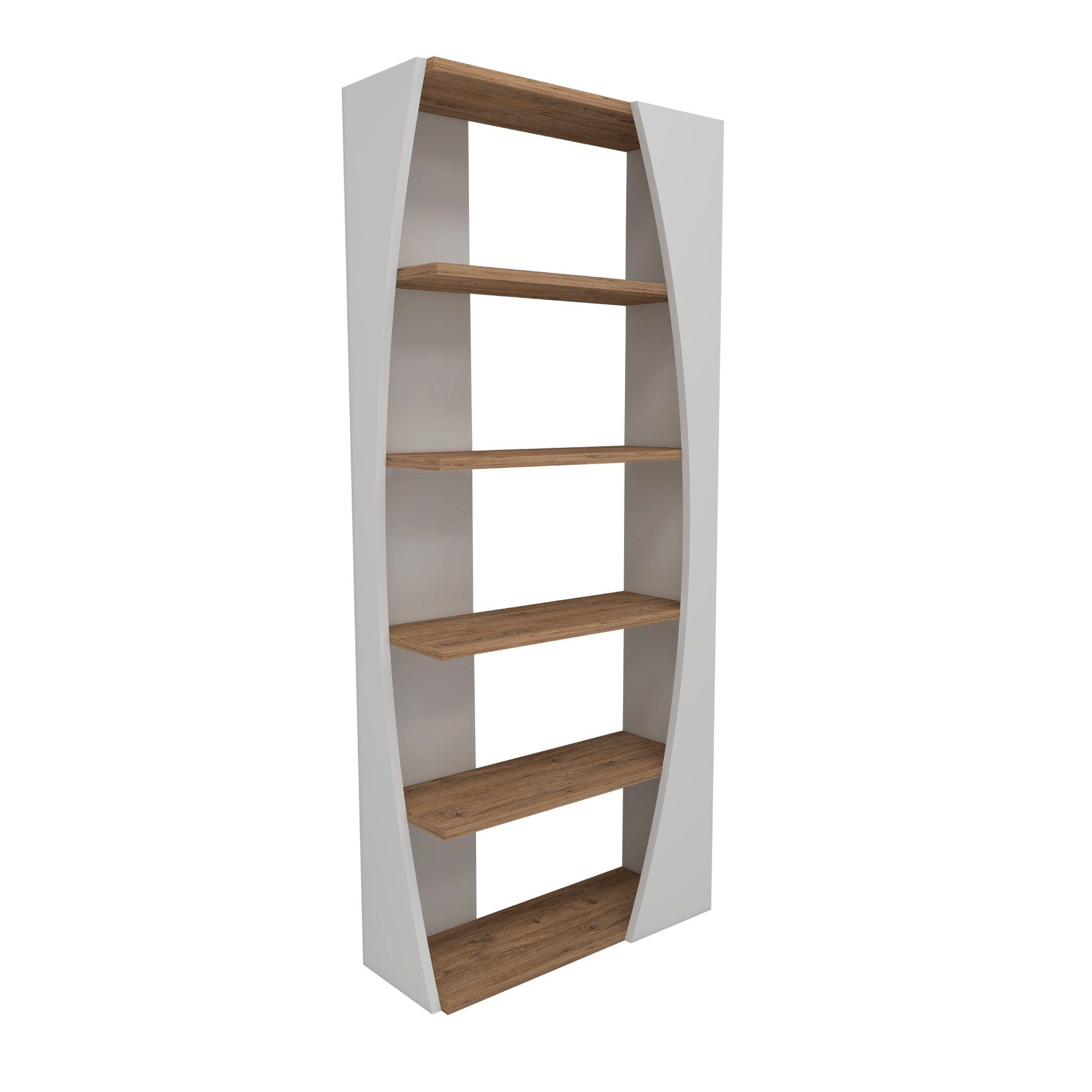 Skye Decor Bücherregal 100% MELAMINE COATED PARTICLE BOARD, 150 cm x 23,8 cm x 63,6 cm N1641