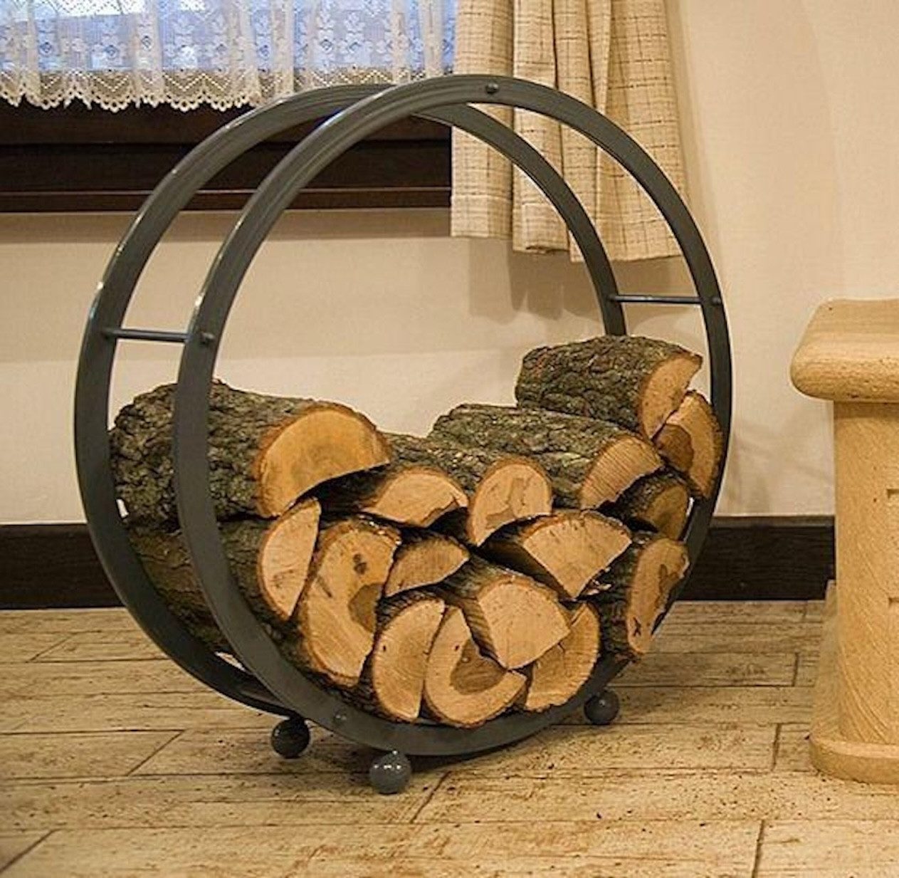 DanDiBo Blumenhocker Kaminholzregal Kaminholzständer Rund Durchmesser günstig online kaufen