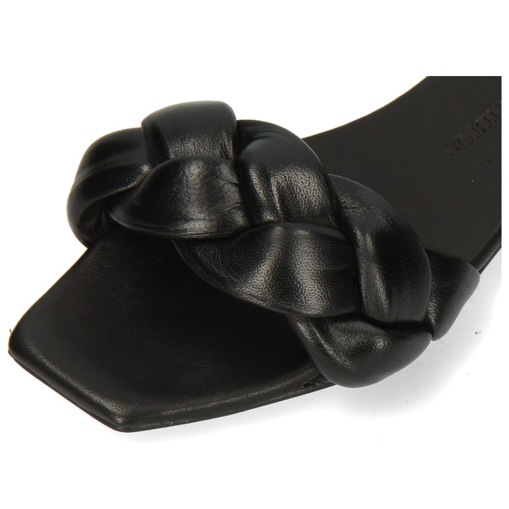 Melvin Footbed Nappa Sandrine & Hamilton 3 Black Pantolette