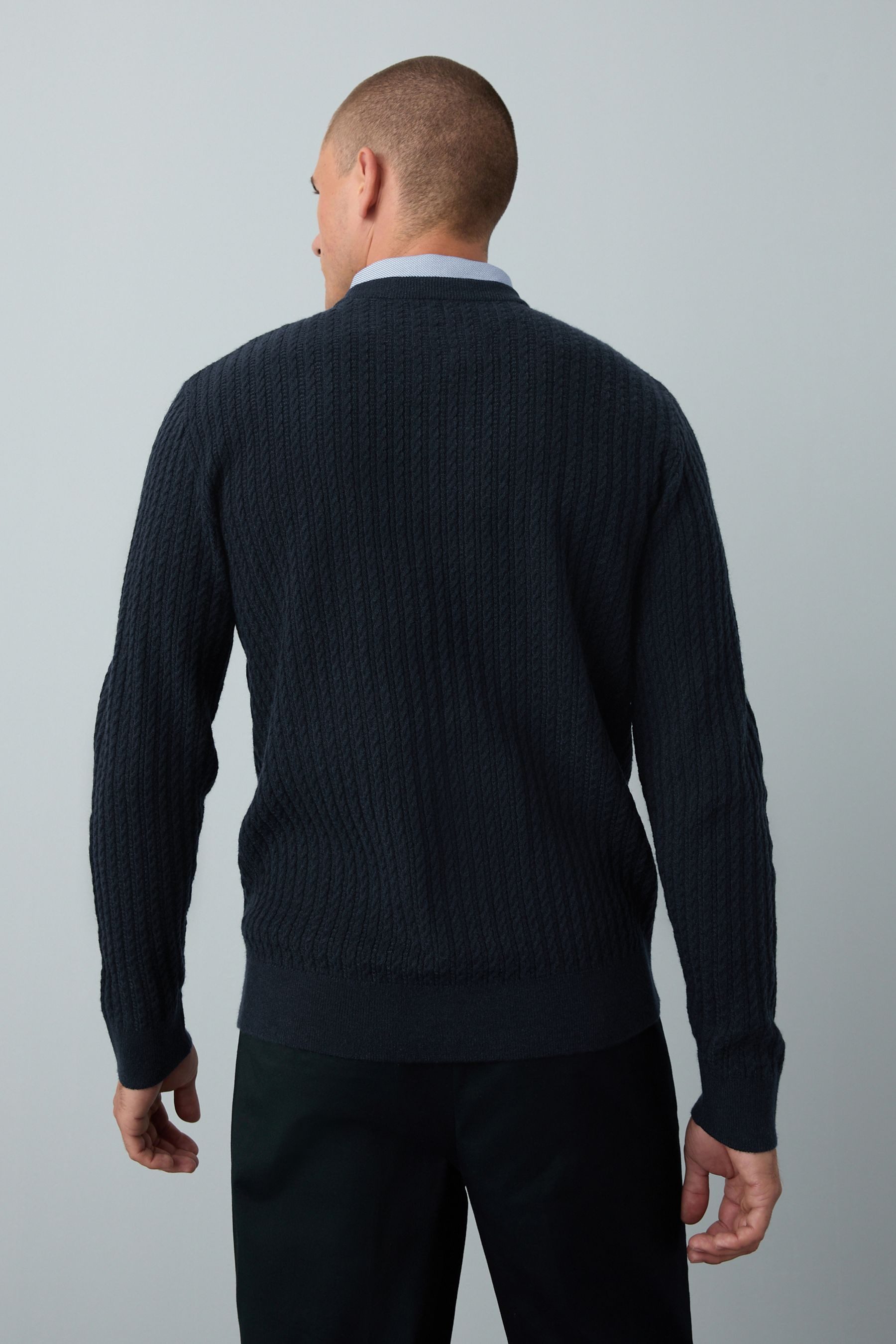 Next 2-in-1-Pullover Regular Fit Pullover mit eingenähtem Kragen (1-tlg) günstig online kaufen