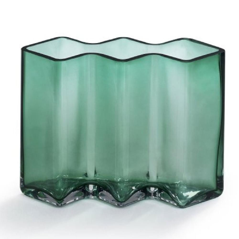 Born in Sweden Dekovase Vase Row Grün (3 Kammern)