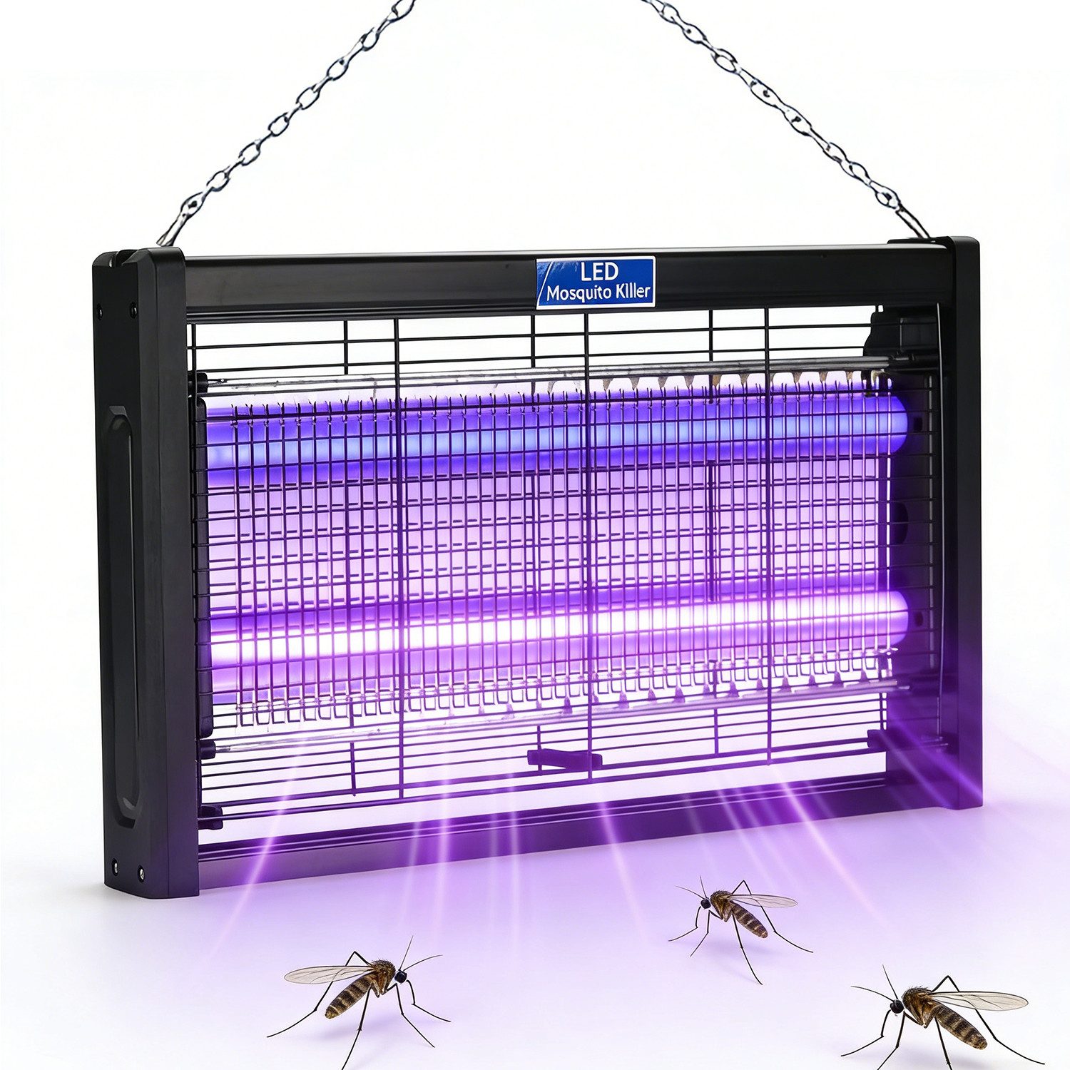 OYLCDI Insektenvernichter Elektrisch UVA Insektenlampen,Mückenlampe 40 W Mückenvernichter, mit abnehmbarer Aufhängekette,für Wohnzimmer, Schlafzimmer und Gärten