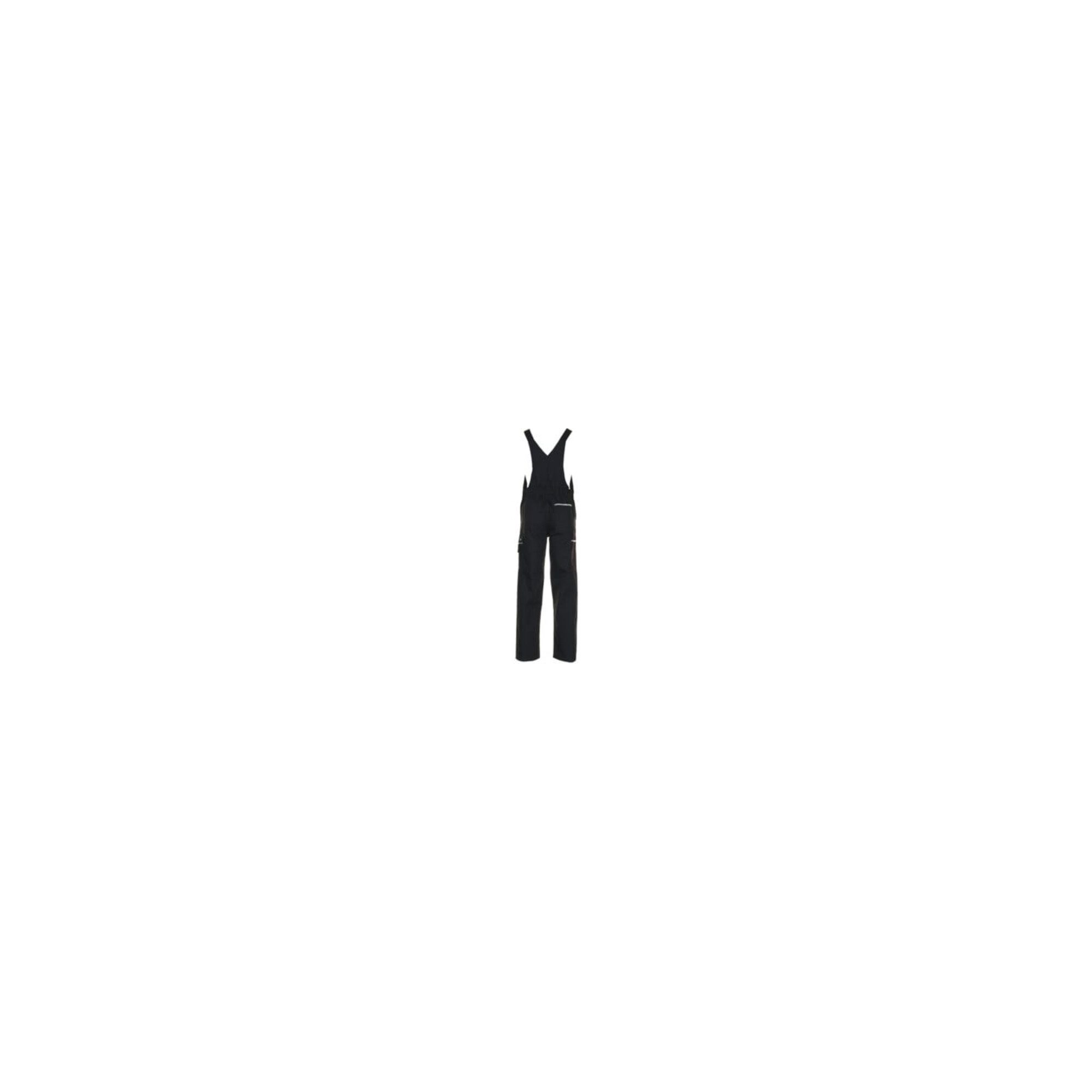 Planam 3/4-Hose Planam Latzhose Canvas 320 schwarz/schwarz 56