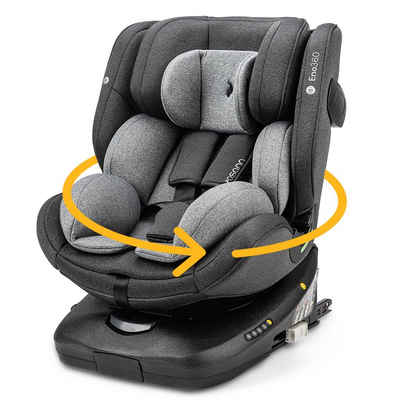 Osann Autokindersitz Eno360 i-Size, ab: Geburt, bis: 12 Jahre, drehbarer Reboarder mit Isofix und Top-Tether - 40-150 cm