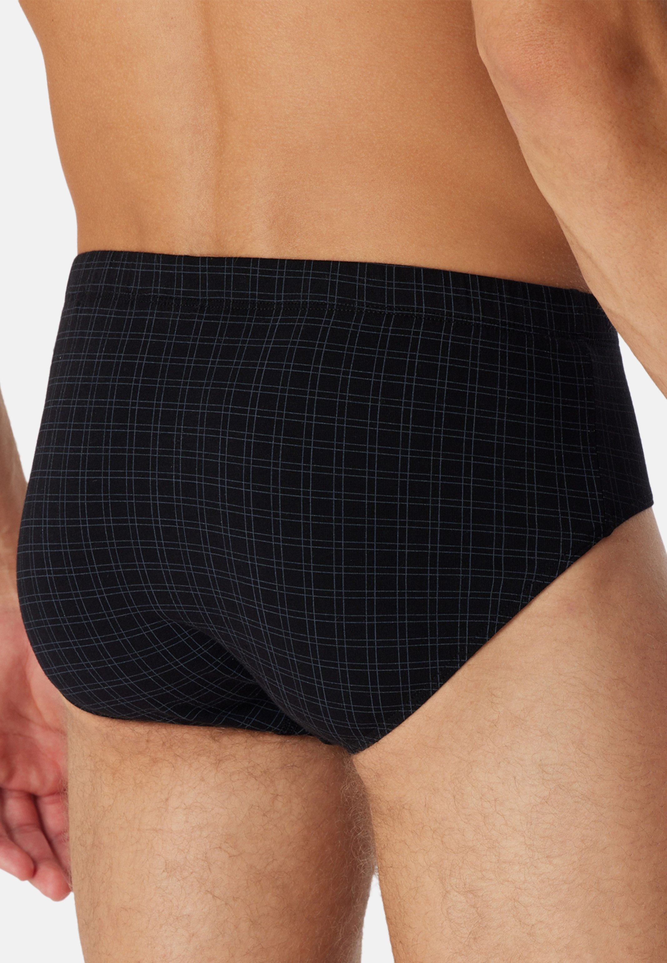 Schiesser Slip 3er Pack Cotton Casual Cotton (Spar-Set, 3-St) Mini Slip / Unterhose - Baumwolle - ohne Eingriff - Atmungsaktiv