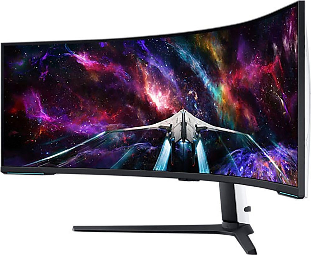 Samsung Odyssey Neo G9 S57CG954NU Curved-Gaming-LED-Monitor (144 cm/57 ", 7680 x 2160 px, 4K+ Ultra HD, 1 ms Reaktionszeit, 240 Hz, VA LED, 1ms (G/G)