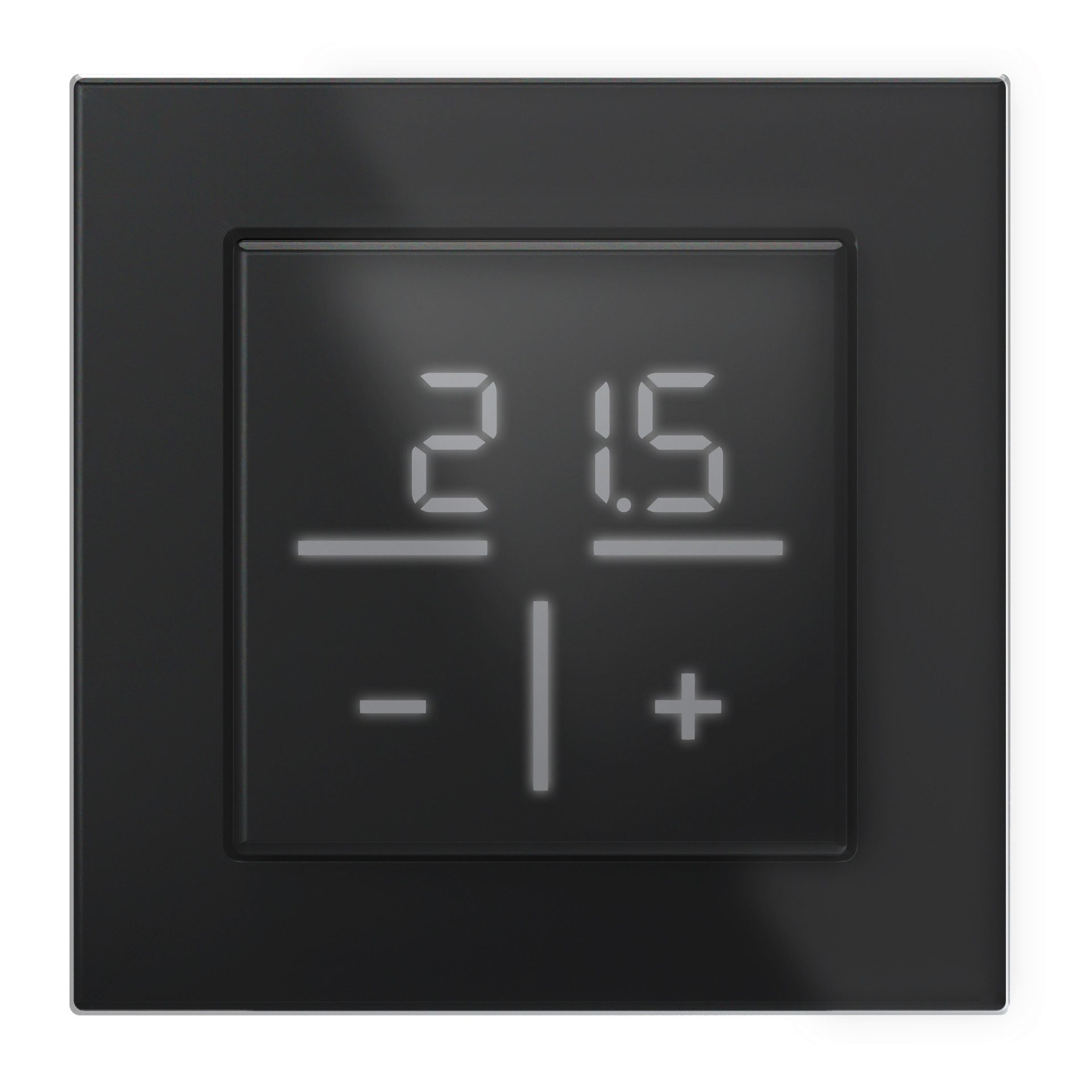 Homematic IP Bundle Glas-Wandthermostat + Glasrahmen 1-fach Smart-Home-Zubehör